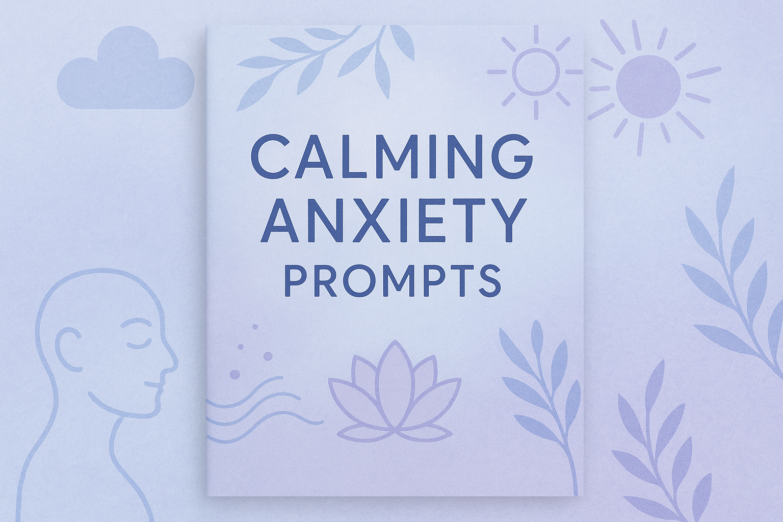 100 Deep Anxiety Prompts Cover