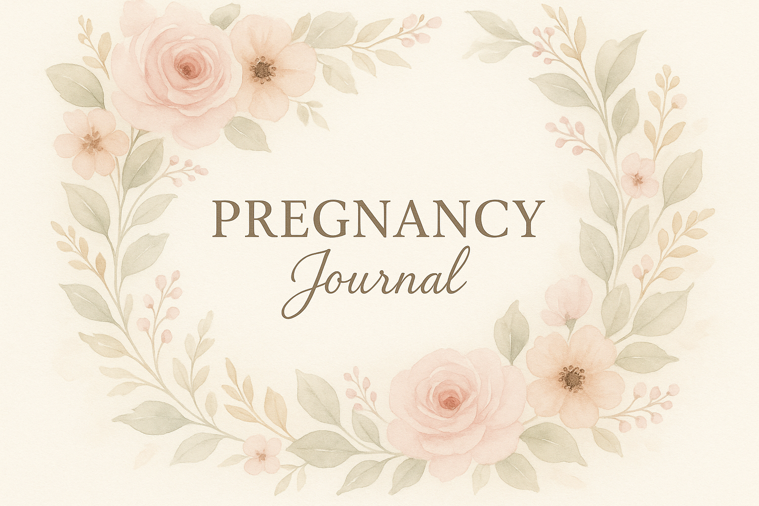 My Pregnancy Journal Cover