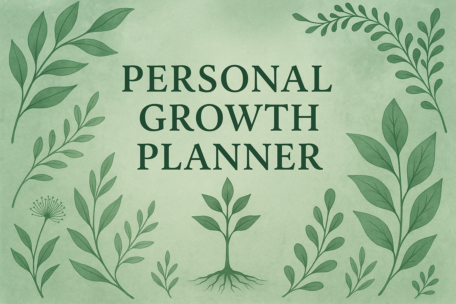 Personal Growth Planner Cover